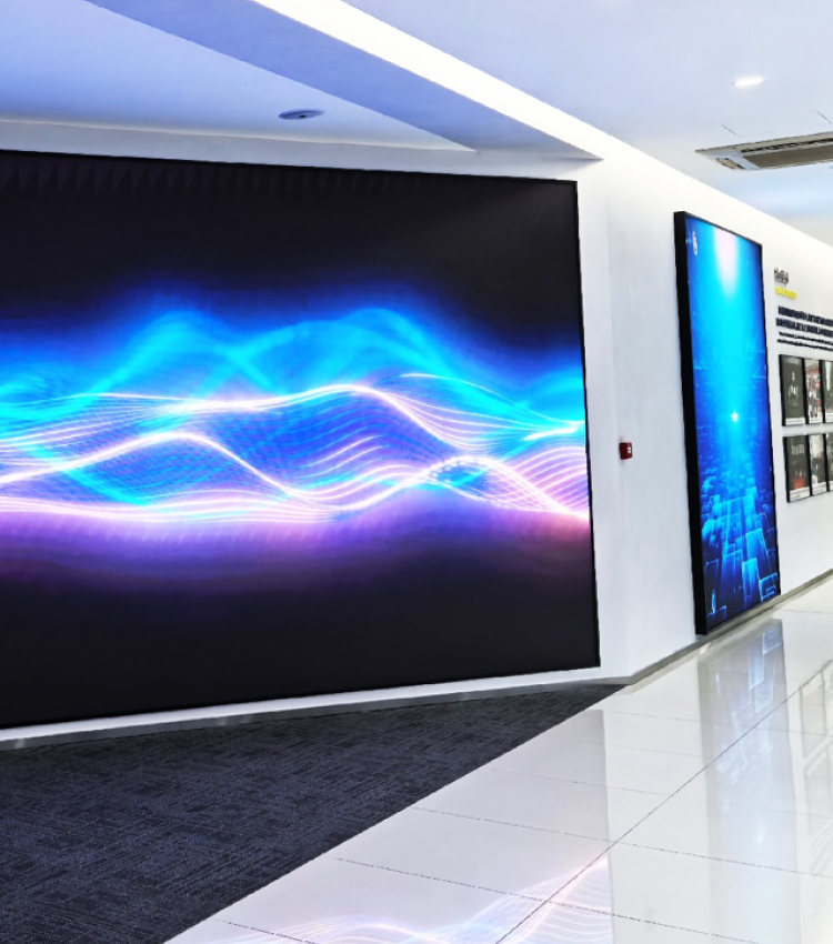 Indoor Corporate Showroom LED Display Wall
