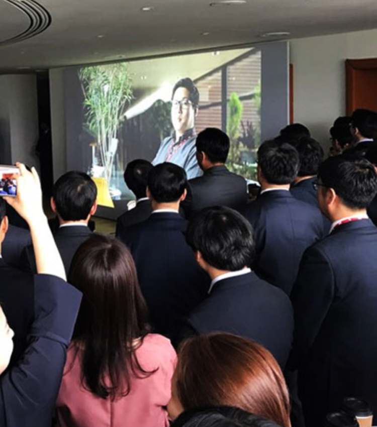 Company Conference Room Display System in South Korea