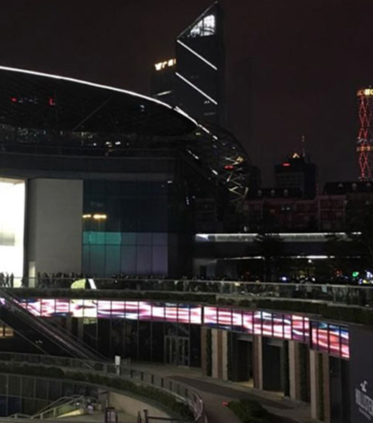 LED Mesh Solution at Guangzhou Parc Central