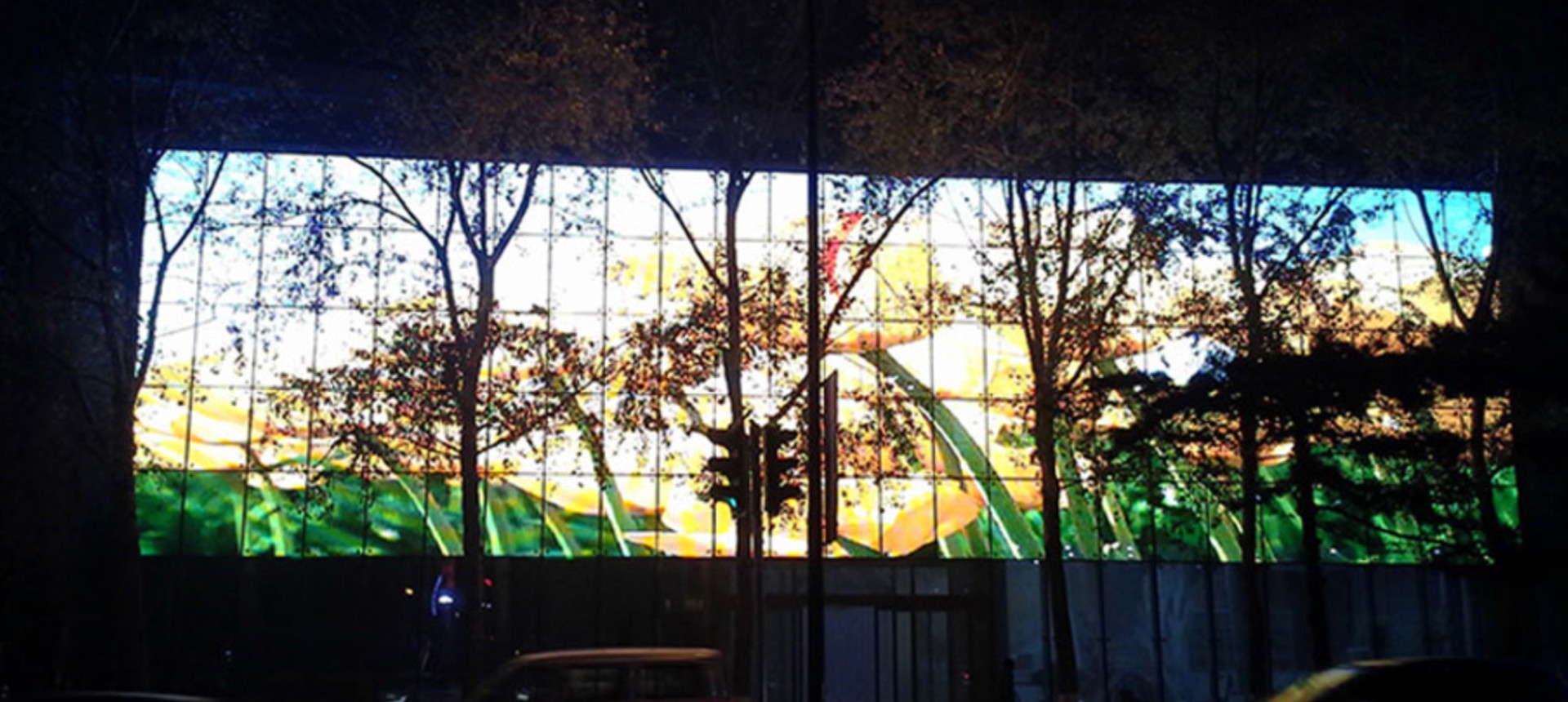 LED Mesh Display Solution at Changchun IFC