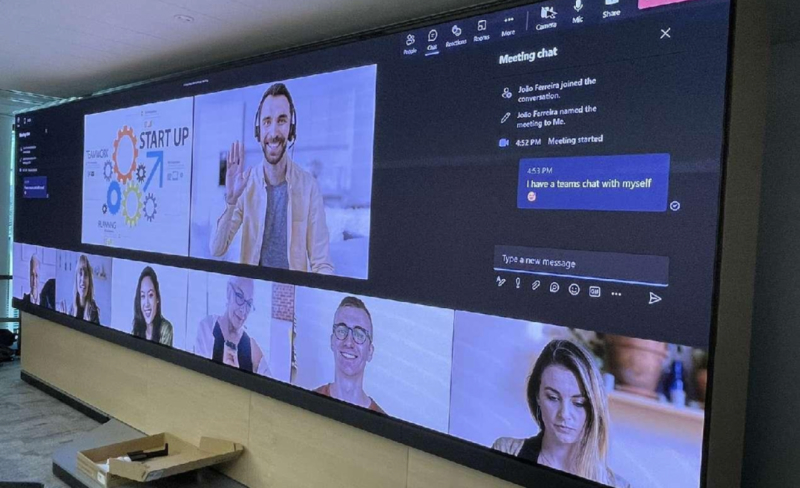 Meeting Room in France Conference All-in-one LED Display