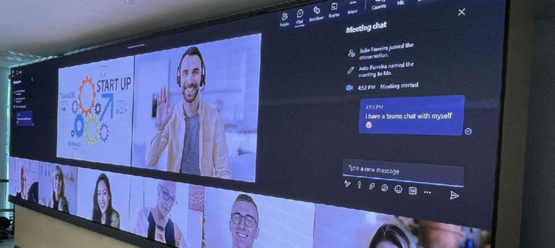 Meeting Room in France Conference All-in-one LED Display