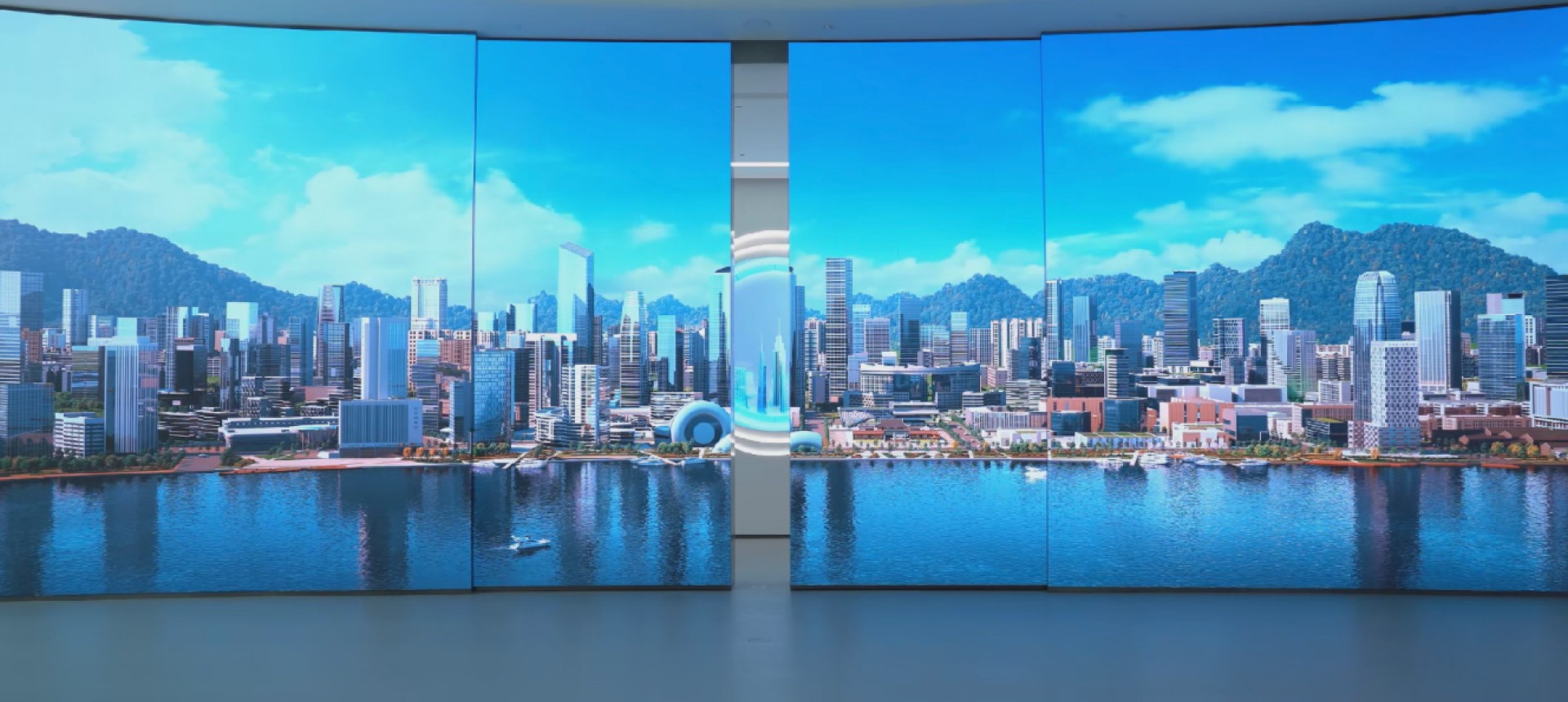 Guangzhou Huangpu Exhibition Center Indoor LED Display