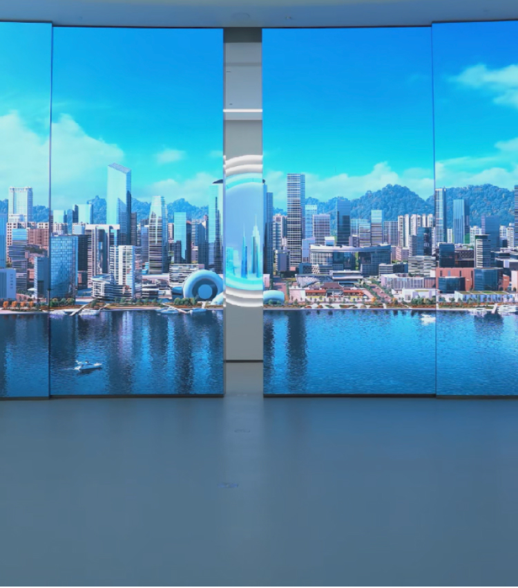 Guangzhou Huangpu Exhibition Center Indoor LED Display