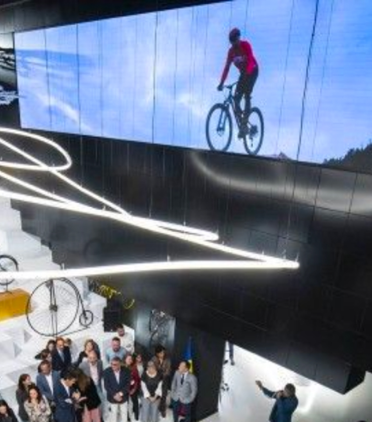 Bicycle Museum in Spain Indoor LED Display