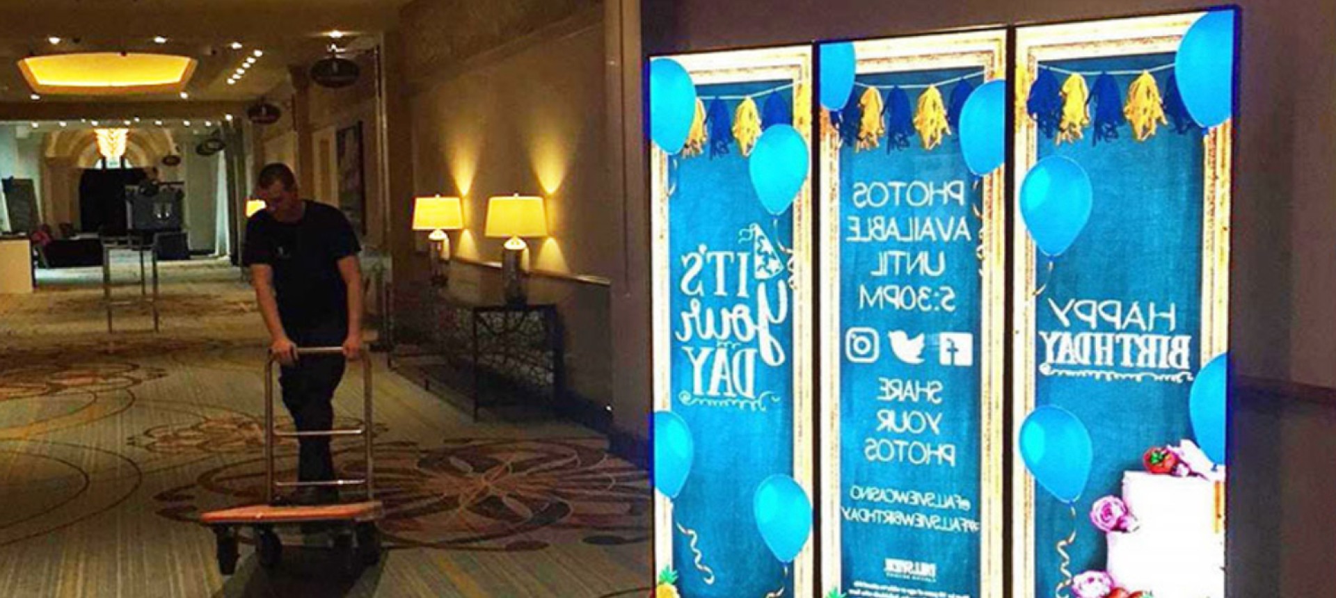 A hotel LED Poster in Toronto Canda