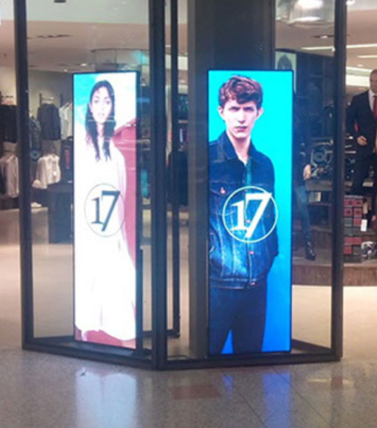 Gallery 17 Clothing shop Indoor LED Poster in Iceland